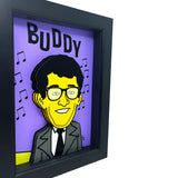 Buddy Holly 3D Art