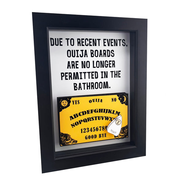 Ouija Board Horror Bathroom Decor 3D Art