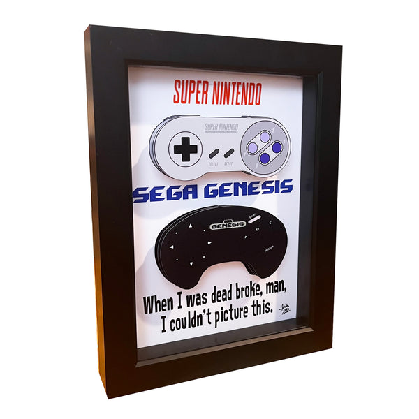 SNES Sega Genesis 3D Art